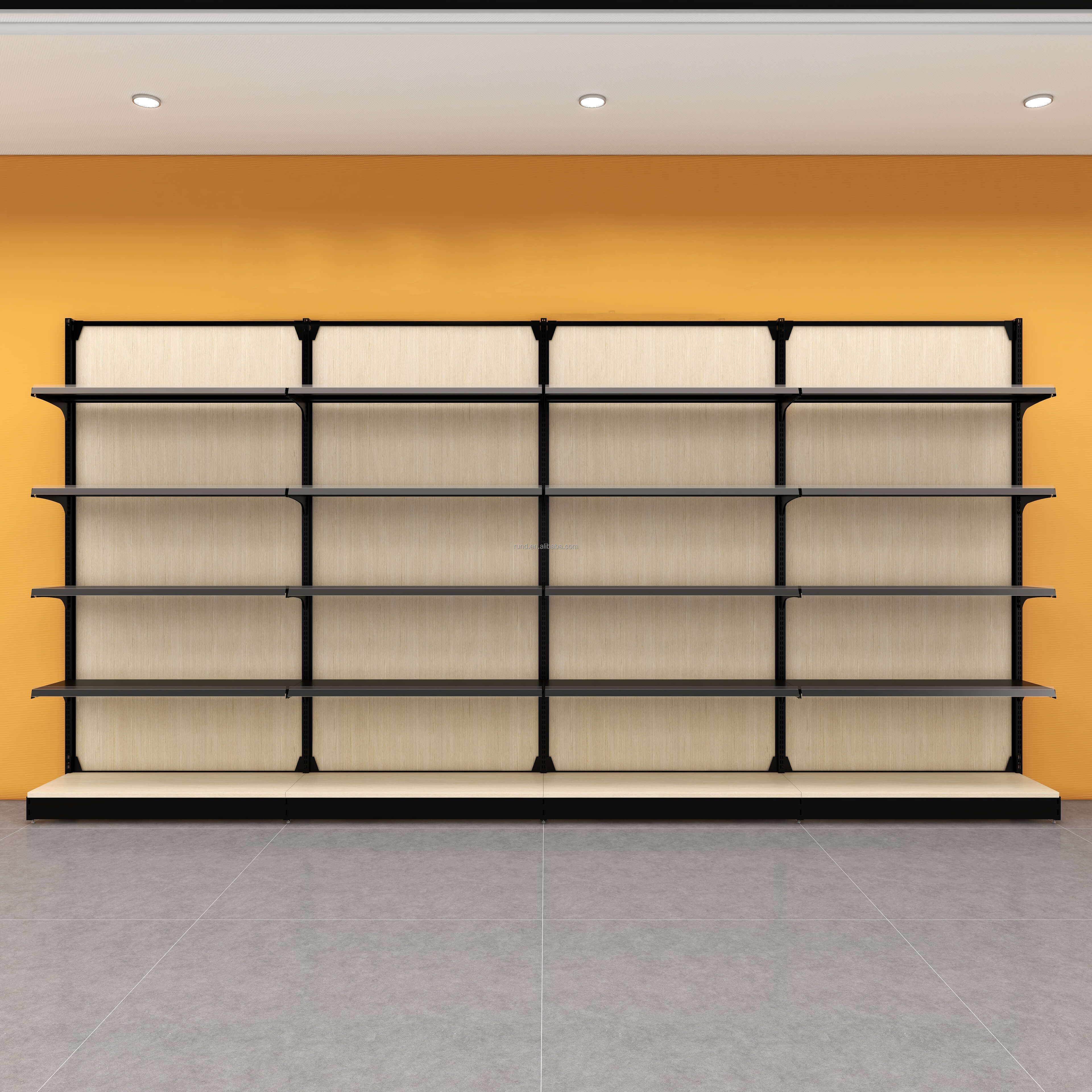 Gondola Adjustable Supermarket Shelving Systems Space-saving Supermarket Shelving Solutions