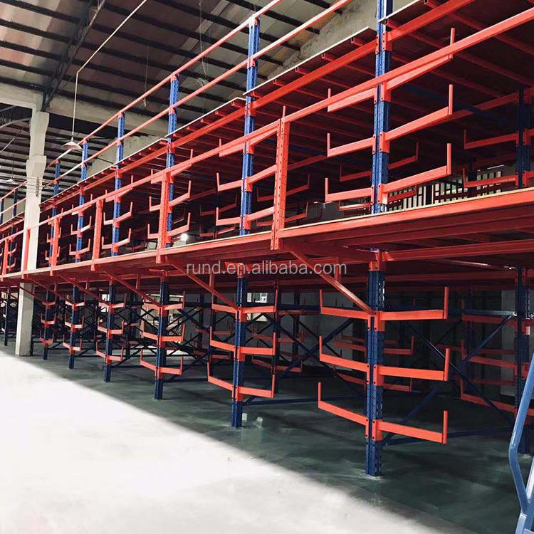 Industrial Pipe Shelving System 300-3000kg Capacity Fifo Storage Cantilever Rack with Aluminum Profiles and Steel Erector Tubes