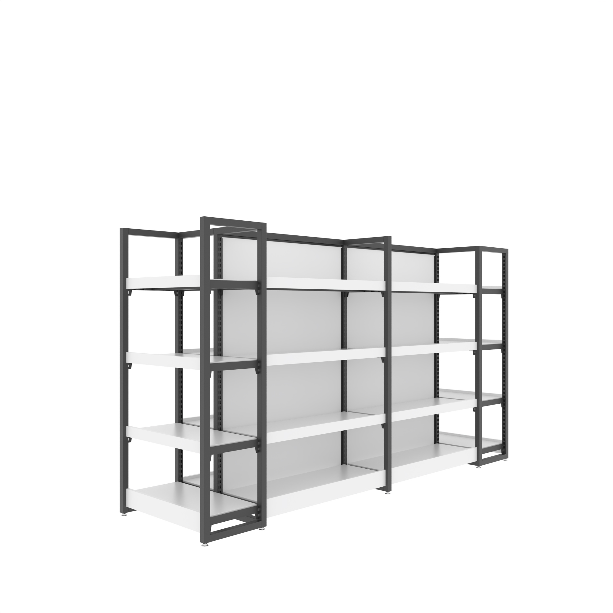 Wholesale Supermarket Rack Double-Sided Light Duty for Convenience Store Snack Shop Mother and Baby Store