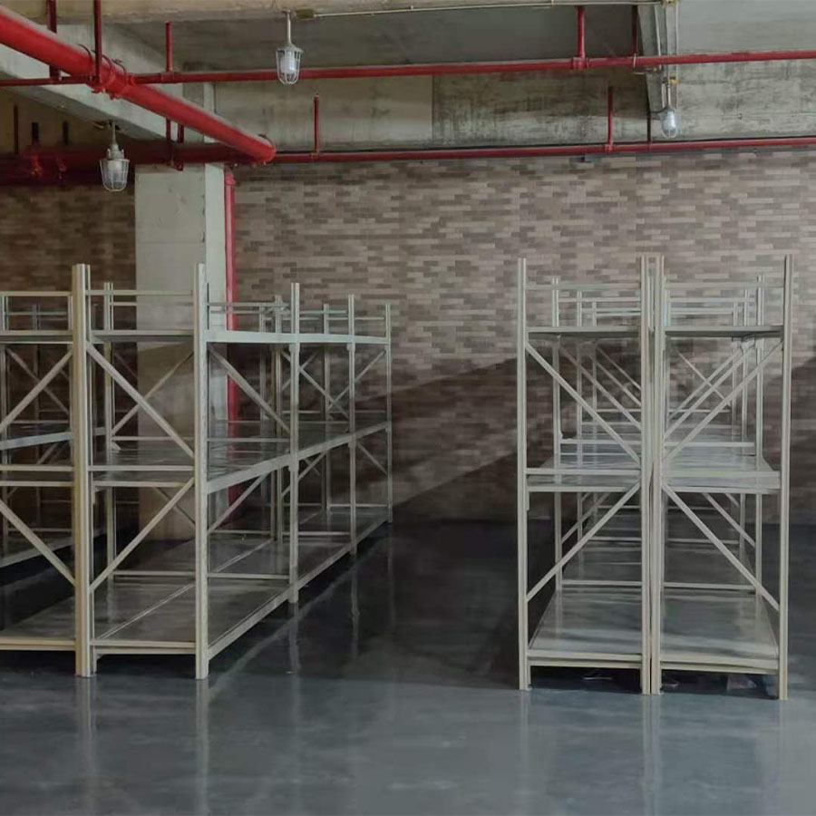Warehouse Storage Mezzanine Platform High Density Industrial Stainless Steel Heavy Duty 300kg/sqm Load Capacity