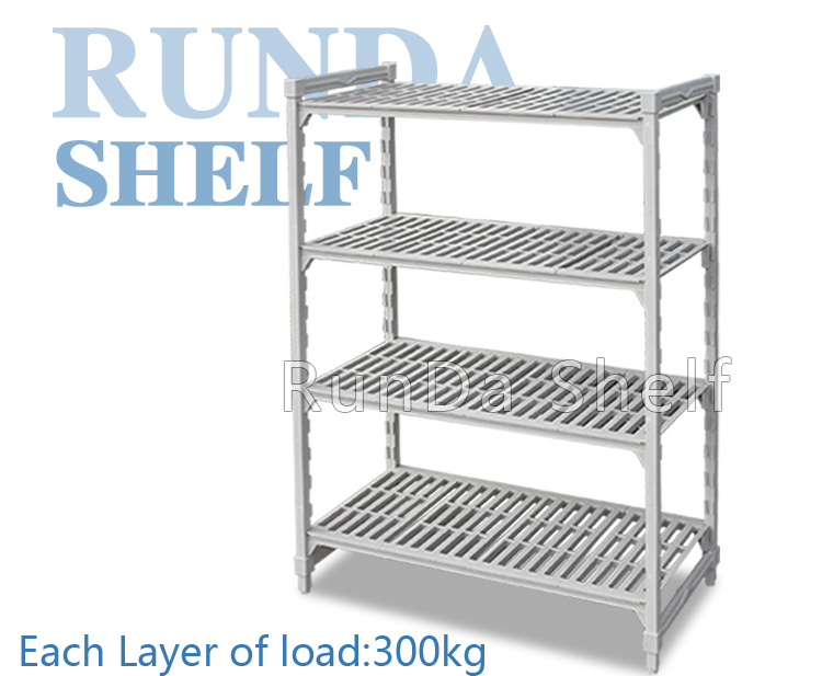 High Quality Cold Storage Heavy Duty Warehouse Rack Plastic with Steel Mult-level Cold Storage Shelving