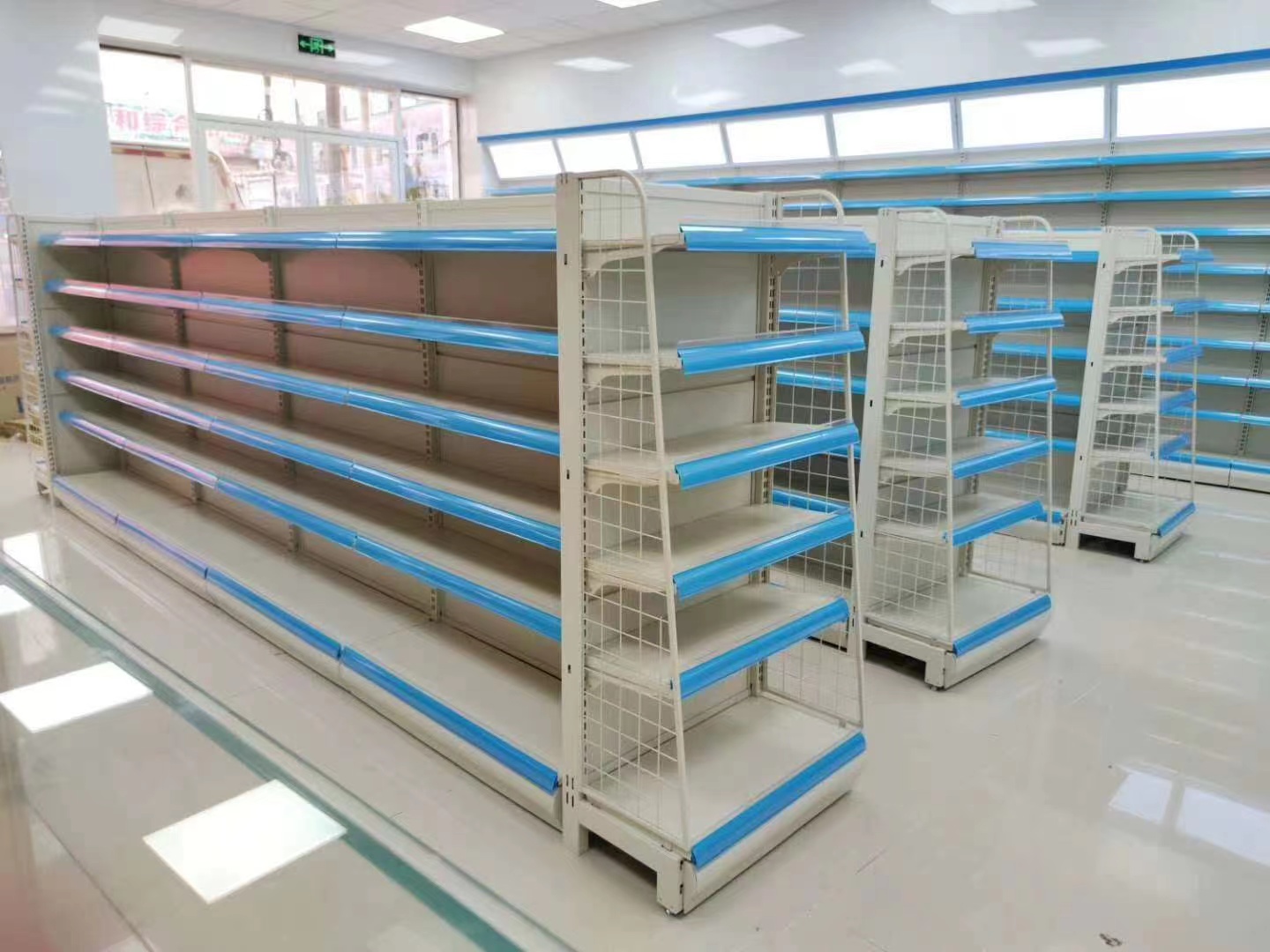 Foshan Metal Rack Stand Gondola Shelf Convenience Store Display Rack for Sale