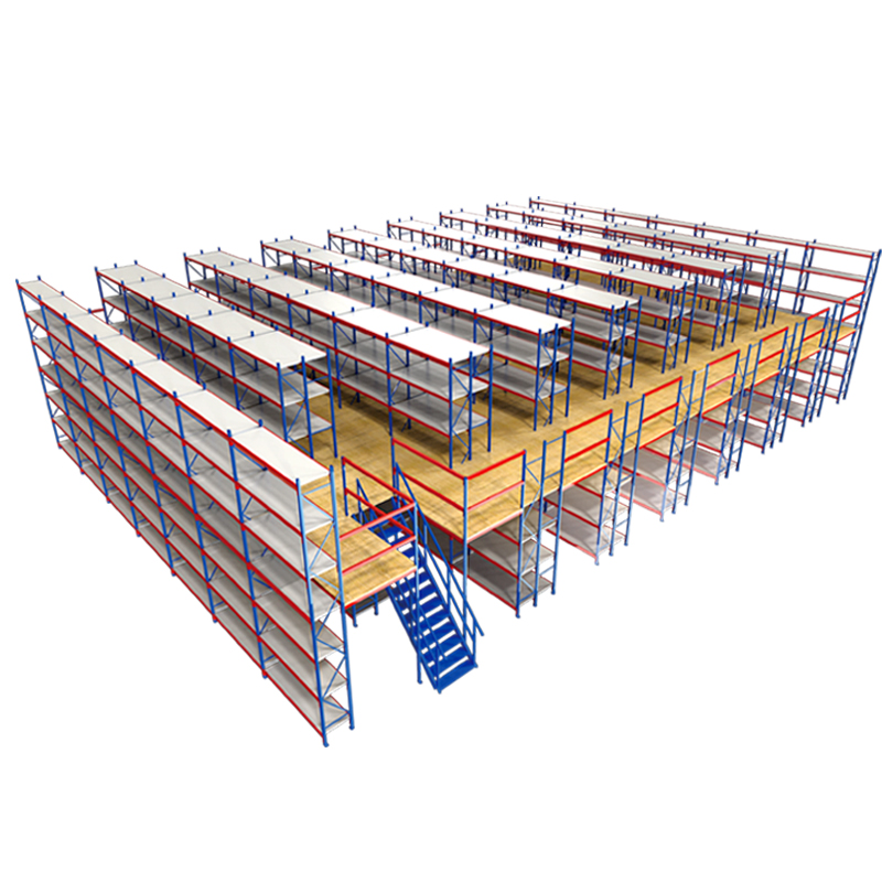 Heavy-Duty Mezzanine Storage Rack for Warehouses Attics Lofts-Cargo & Storage Equipment