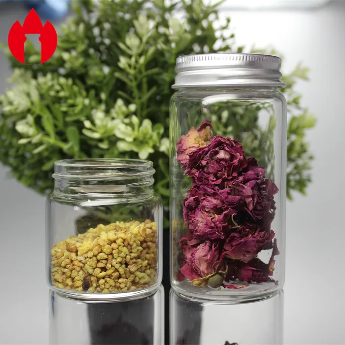 High borosilicate glass jar