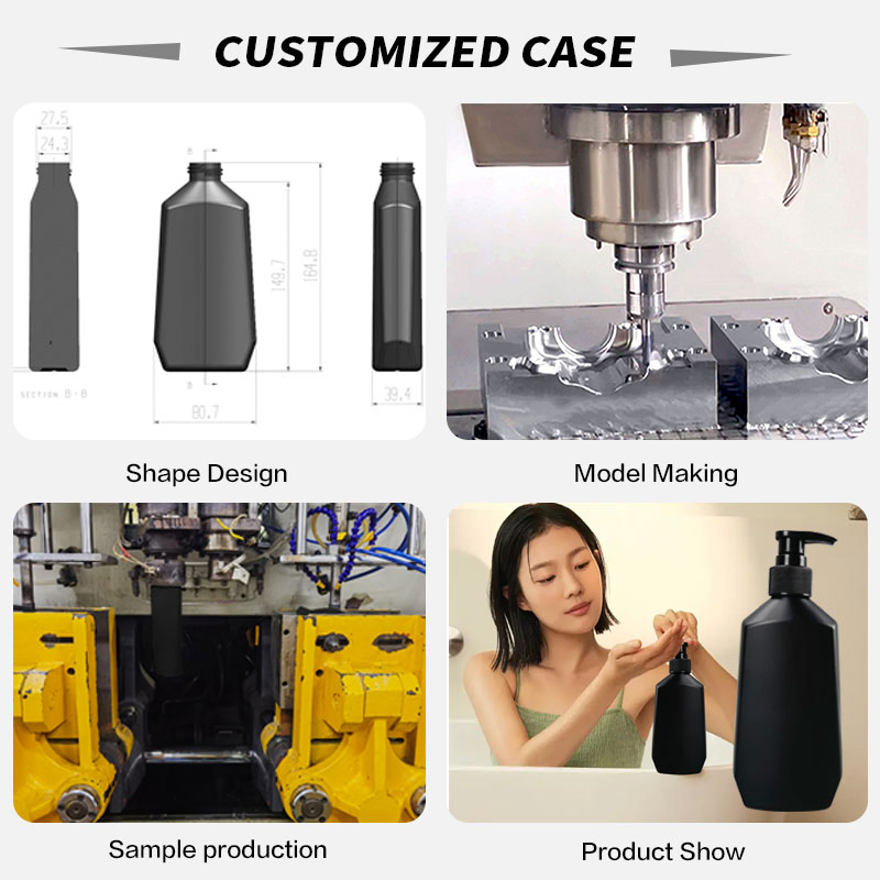 Custom 17oz 32oz 500ml 1000ml Plastic Frosted Matte Cosmetic Hair Care Liquid Trigger Spray Bottle