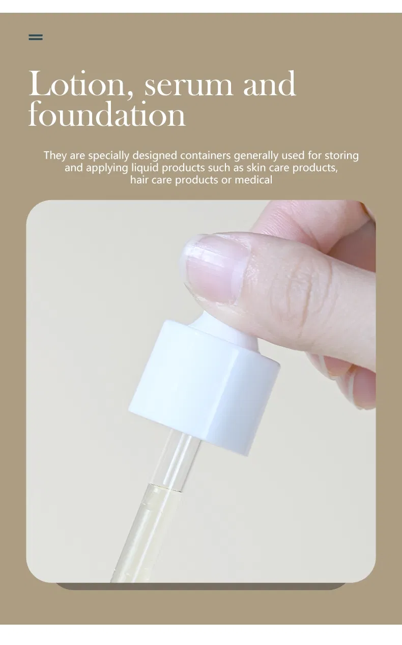 Fragrance Bottle Luxury Dropper Serum Glass Perfume Bottle