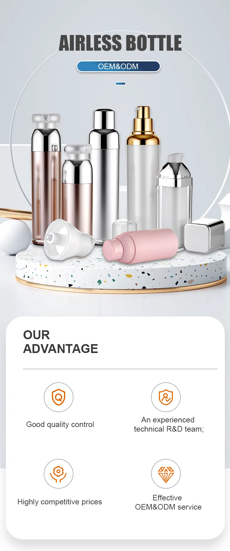 Airless Lotion Pump Bottle