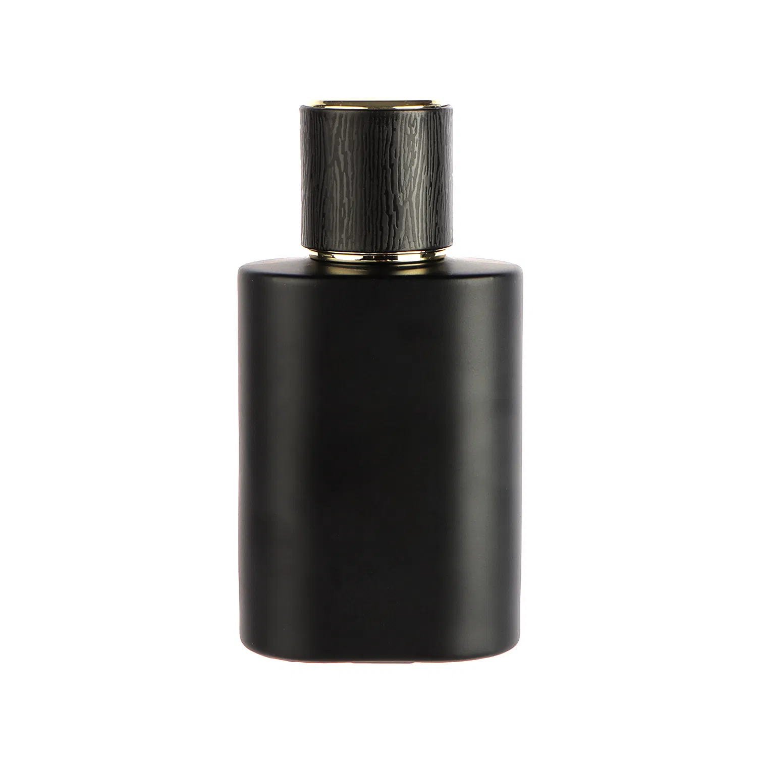 50ml 100ml Luxury Factory Wholesale Empty Black Rectangle Glass Perfume Bottle with Cap