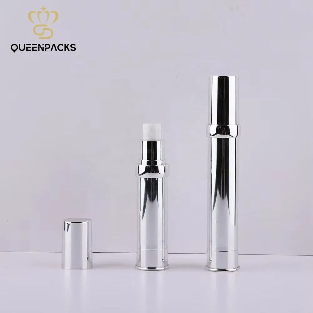 as Silver Finish Cosmetics Mist Spray Airless Bottle for Liquid Products