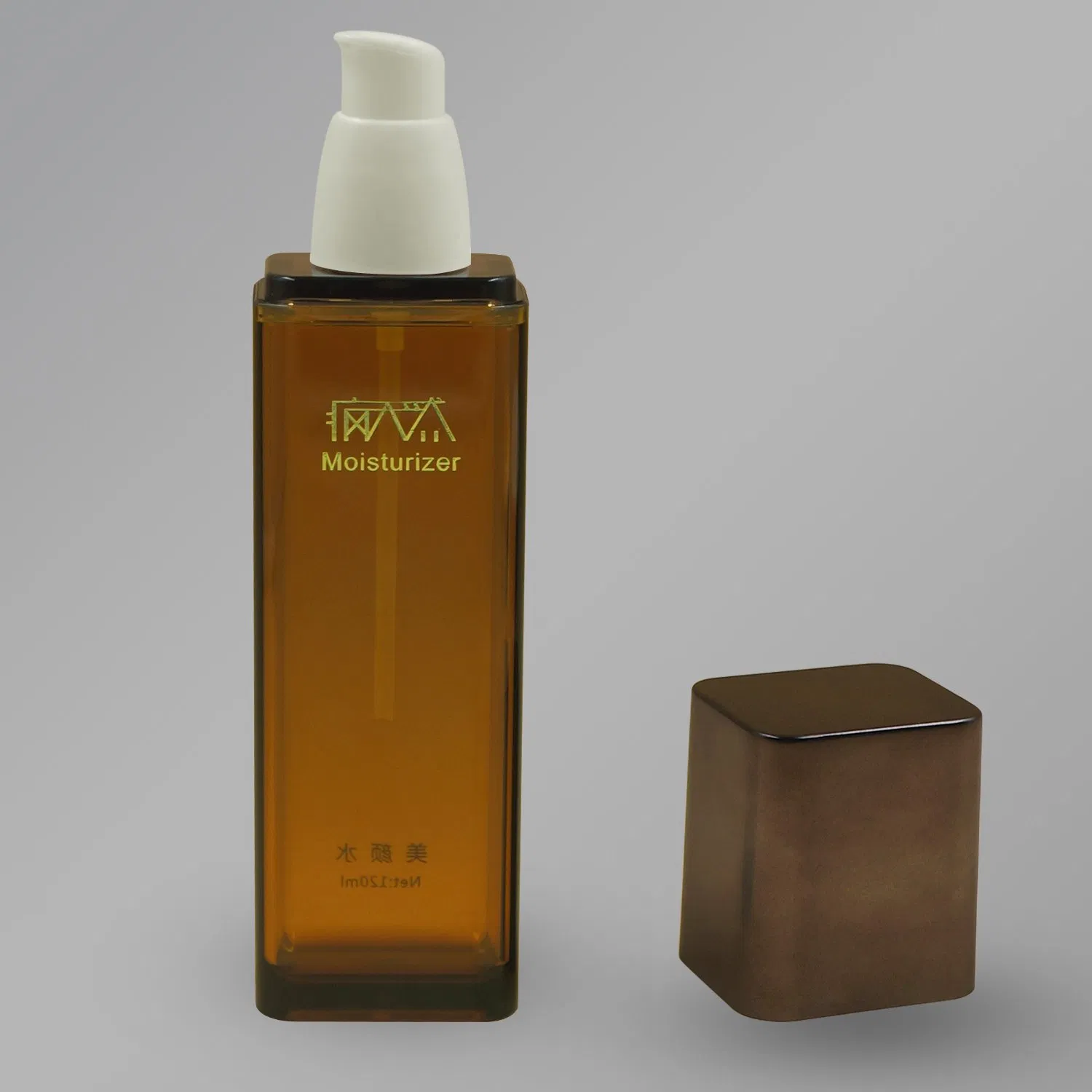 Single Wall PETG Empty Plastic Toner Lotion Bottle with Lotion Pump