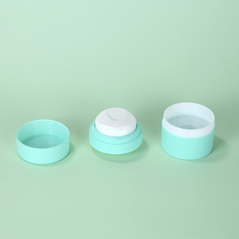 Kinapck 15g 30g 50g 100g Plastic Custom Cosmetic Luxury Airless Face Eye Skincare Cream Pump Jar