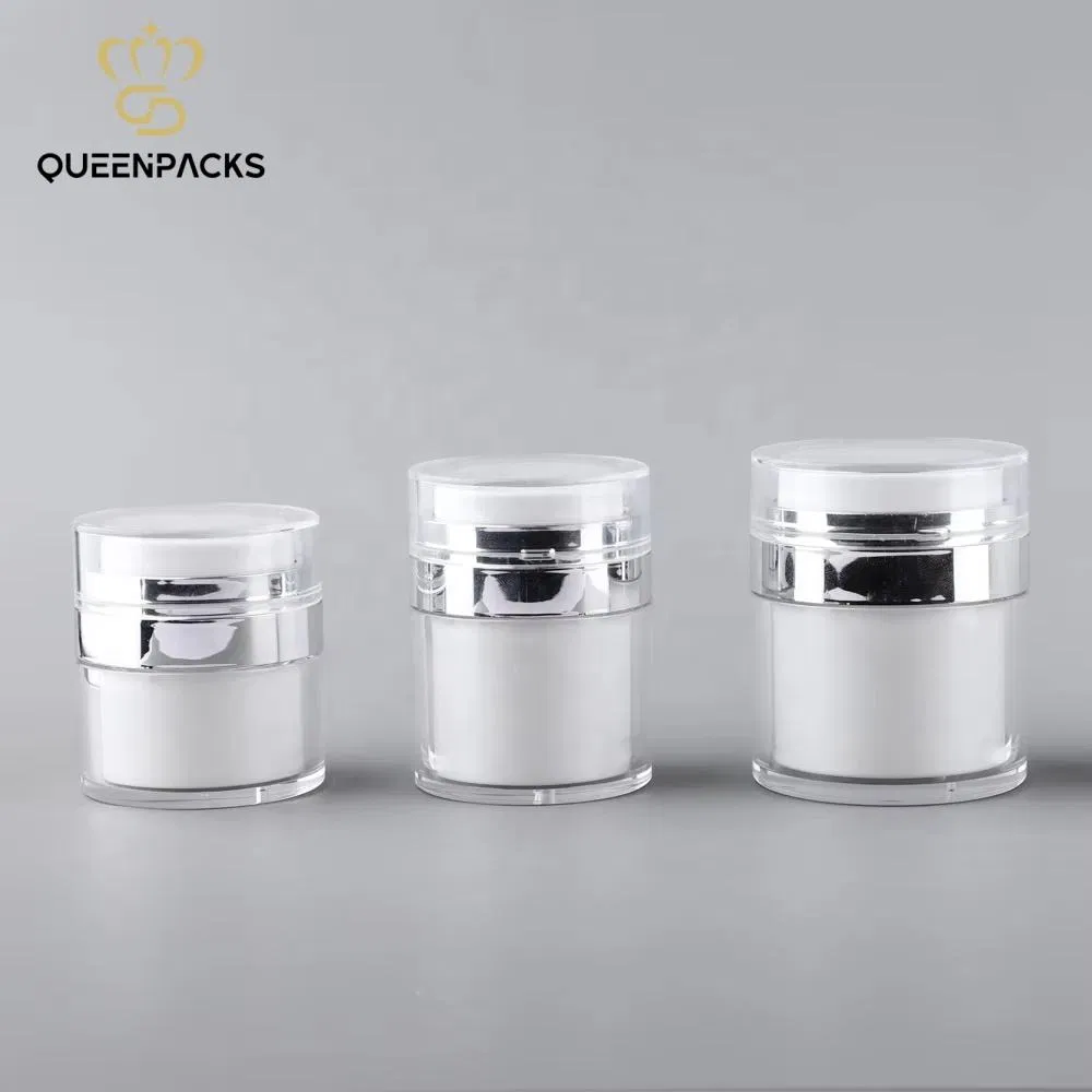 Luxury as Double Wall Airless Pump Cream Jar 30g 50g
