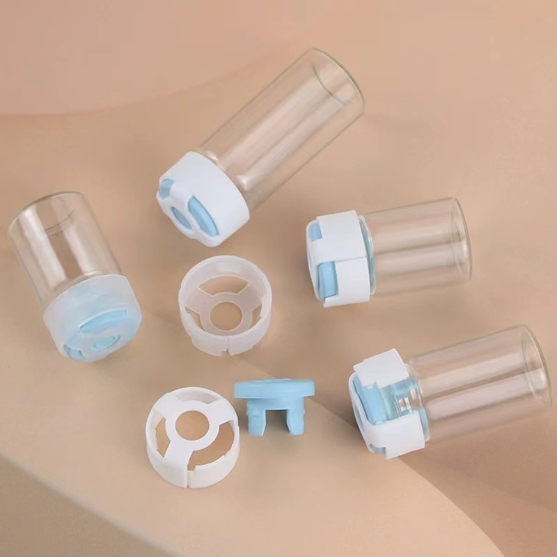 5ml Cosmetic Packaging Amber Clear Glass Vials with Tear off Cap