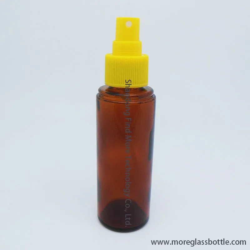 60ml Amber Glass Spray Bottle 2