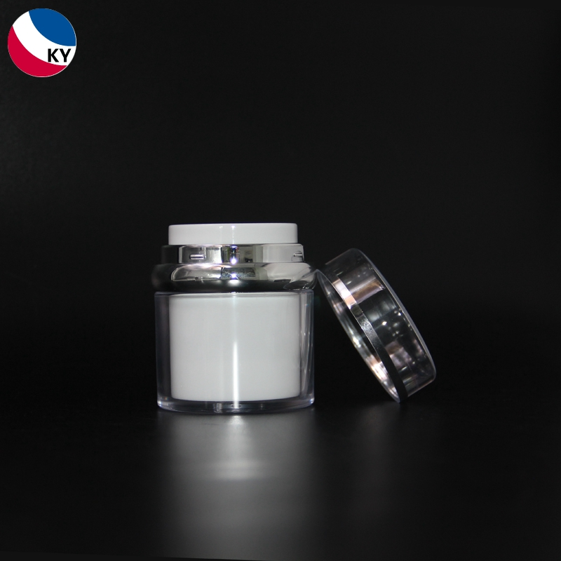 Luxury 1oz Airless Pump Acrylic Skincare Bottles Cream Jars