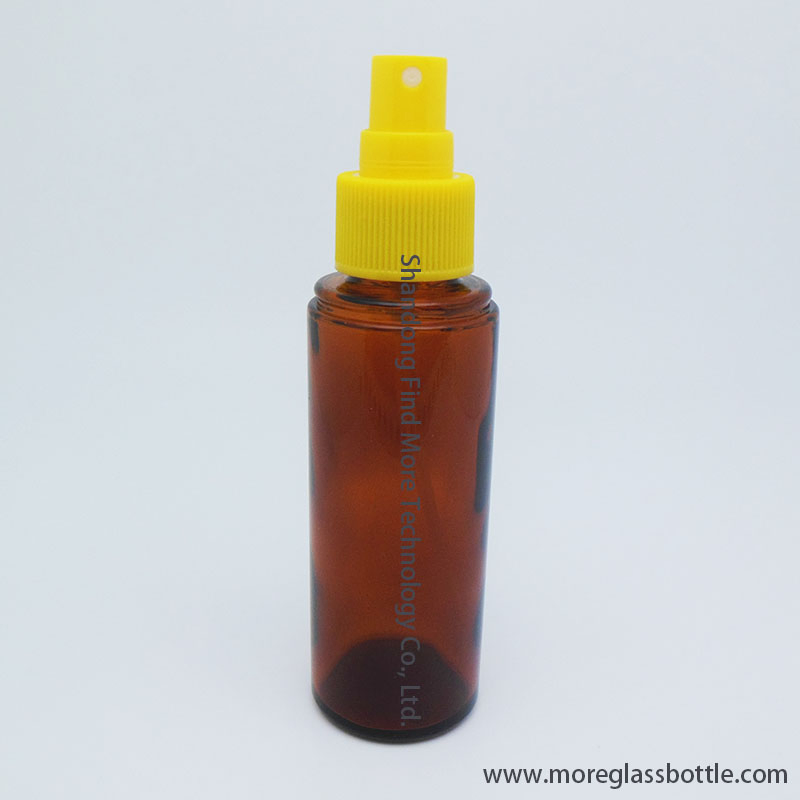 60ml Amber Glass Spray Bottles for Cosmetics or Pharmaceuticals