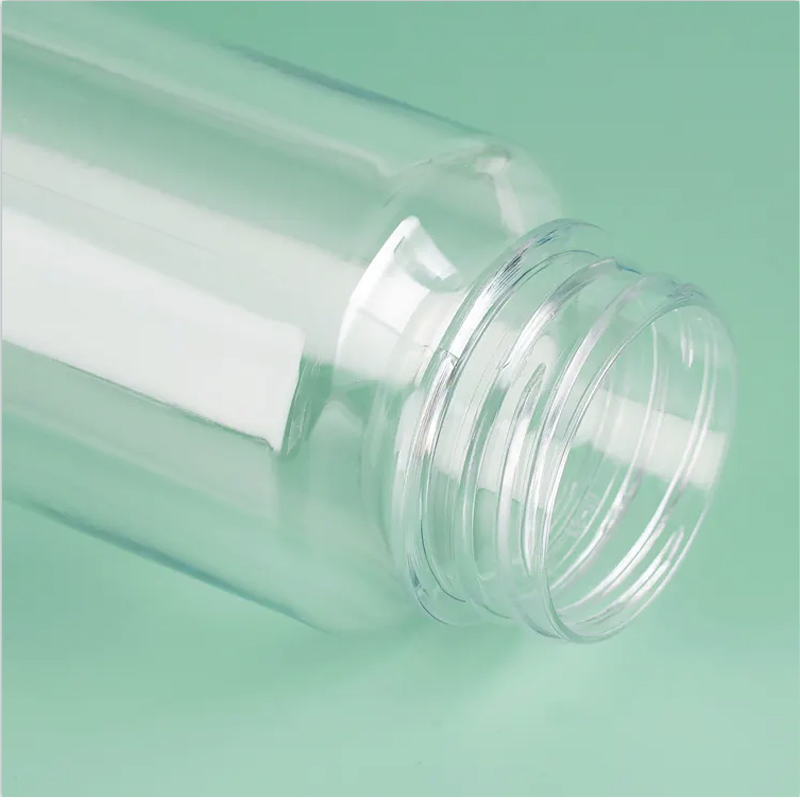 200ml 300ml 500ml Round Pet Plastic Cosmetic Lotion Toner Bottle Packaging for Beauty Products