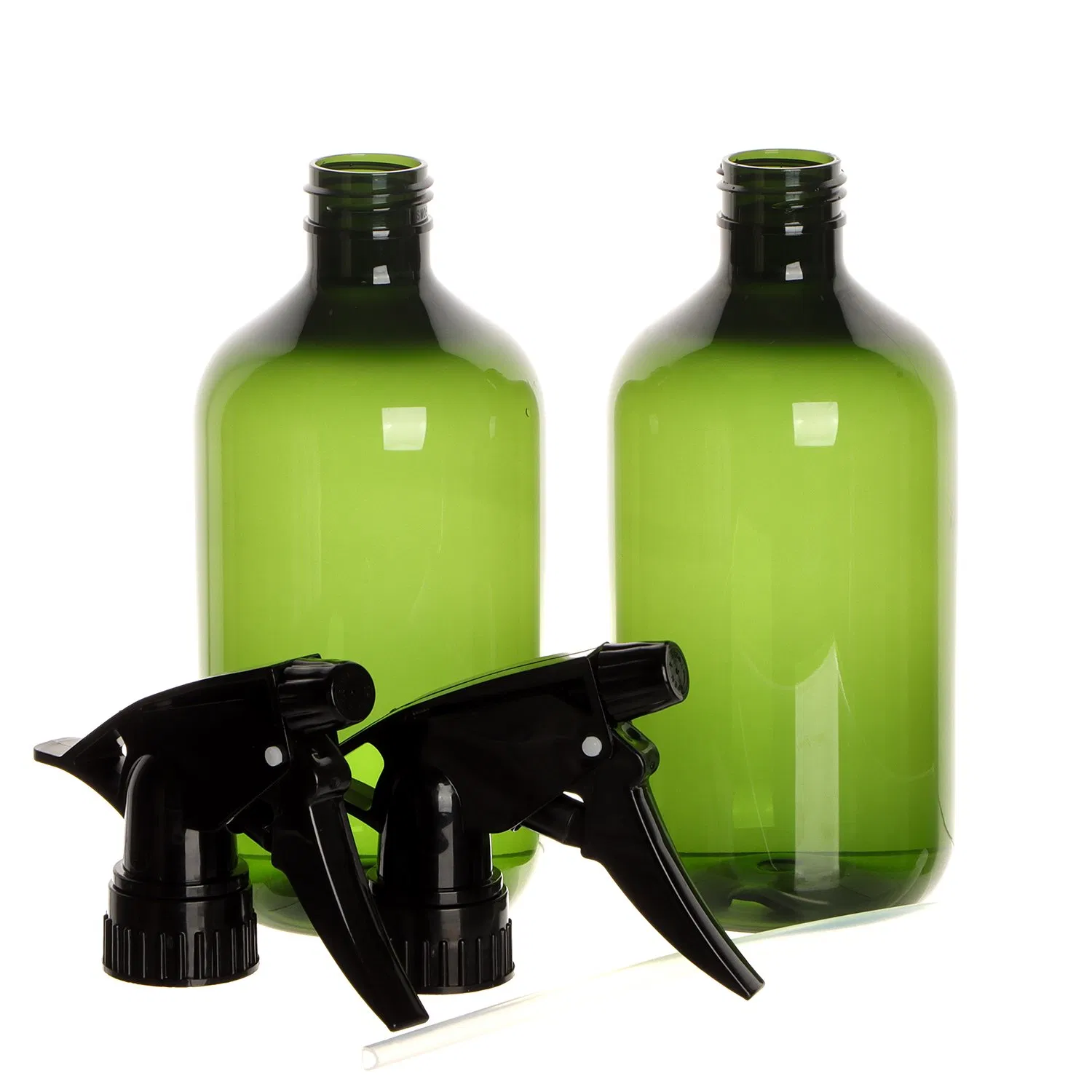 Empty Shampoo Lotion Bottle 500ml Amber Green Pet Plastic Toner Lotion Bottle