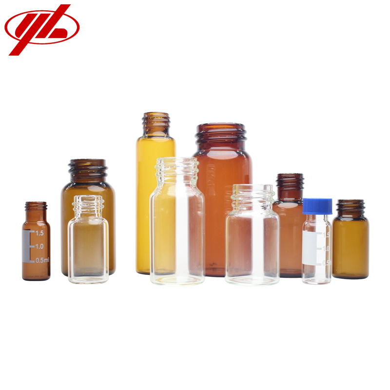 3ml 5ml 10ml 30ml Pharmaceutical or Cosmetic Clear or Amber Mini Glass Bottle Vials