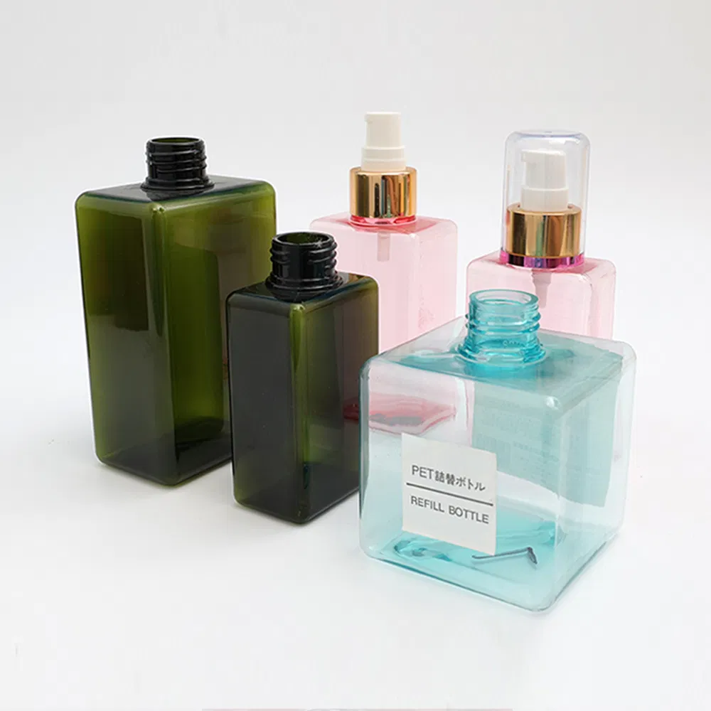 Empty Plastic Pet Bottle Screw Cap Packaging Pet Spray Bottle Cosmetic Bottle