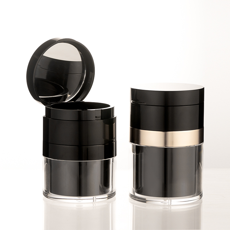 Hot Selling Luxury Plastic Airless Pump Jar Cream Cosmetic Packaging for Person Skincare