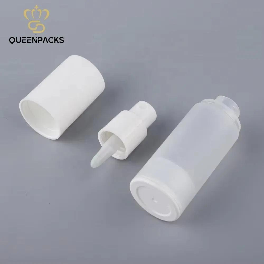 Hot Sale PP White Frosted Lotion Bottle Airless Pump Bottle