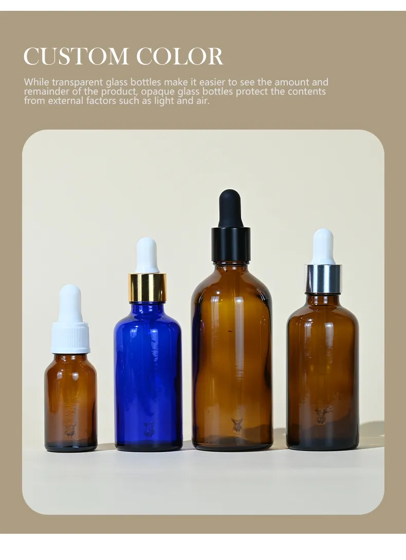 Fragrance Bottle Luxury Dropper Serum Glass Perfume Bottle