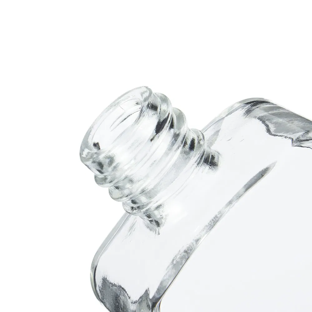 Customized Spray Luxury Glass Cosmetic Bottle Rectangular Transparent Empty Perfume Bottle