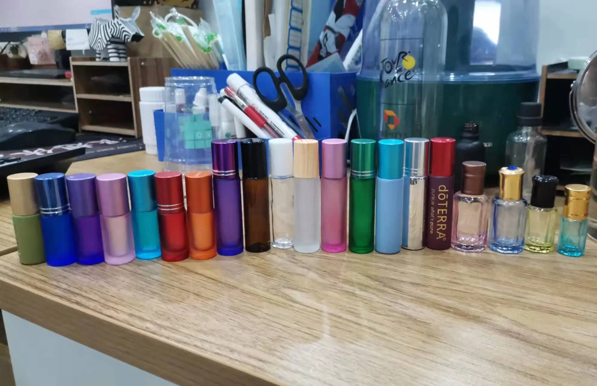 Perfume 10ml Essential Oil Clear Glass Roll on Bottle Perfume Glass Bottle