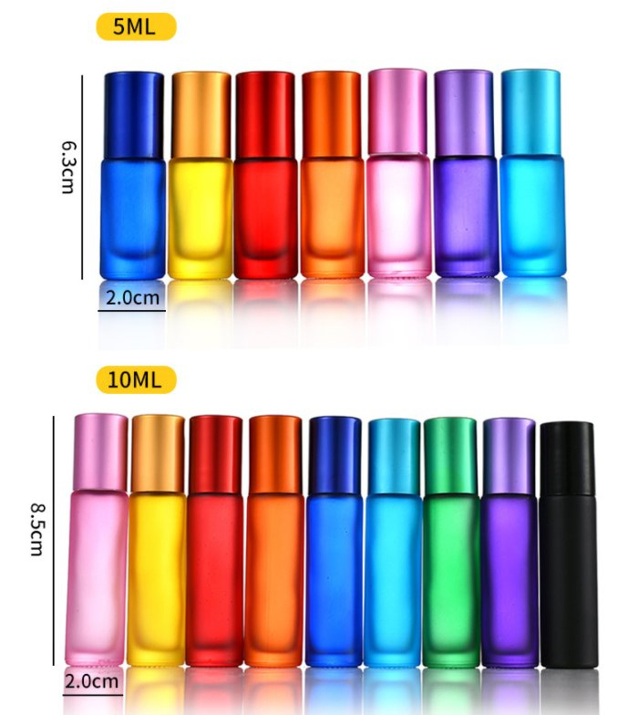 Perfume 10ml Essential Oil Clear Glass Roll on Bottle Perfume Glass Bottle