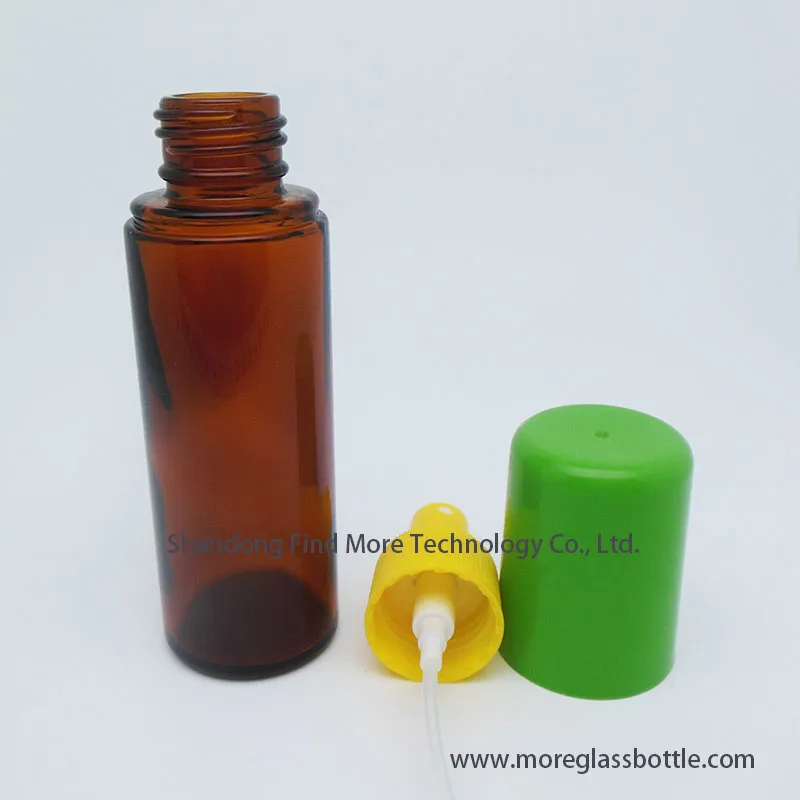 60ml Amber Glass Spray Bottle 1