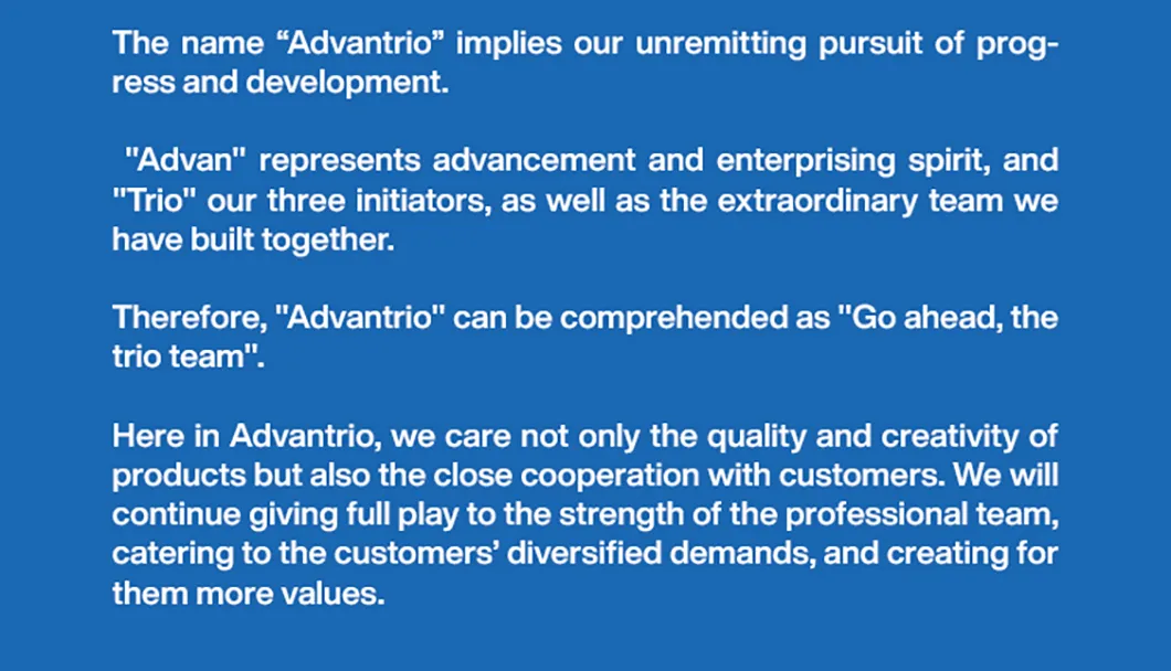 Manufacturing Detail