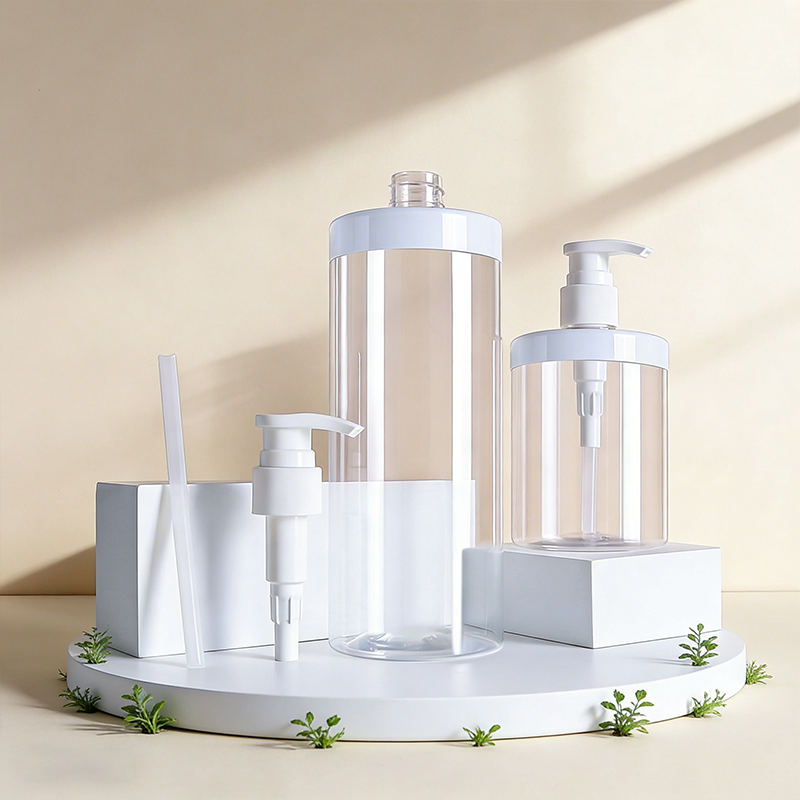 Customized Cosmetic Packaging Pet 500/1000ml Cleansing Lotion Bottle/Shower Gel Bottle/Lotion Pump Bottle