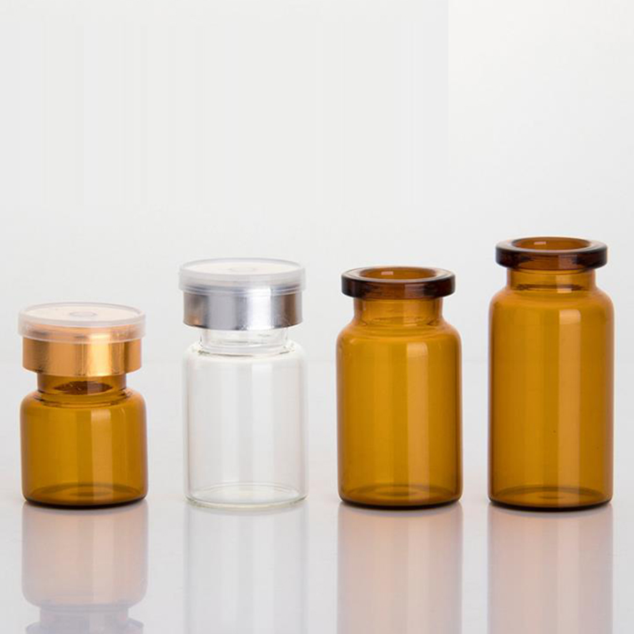 Cosmetic Packaging 3ml 5ml 10ml Cosmetic Bottle Amber Ampoule Glass Bottle