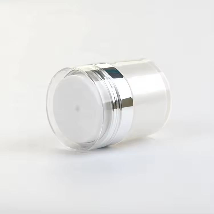 2026 Wholesale Custom Luxury as Double Wall Airless Pump Cream Jar 30g 50g Cosmetic Jar