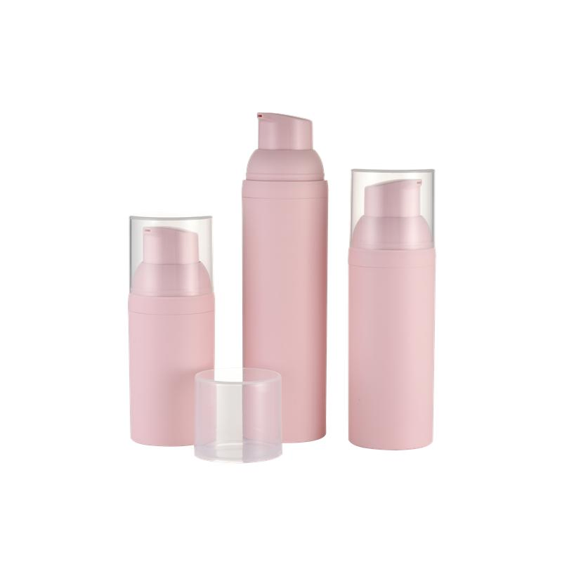 Wholesale Matt Pink Airless Lotion Pump Bottle for Serum Bottle