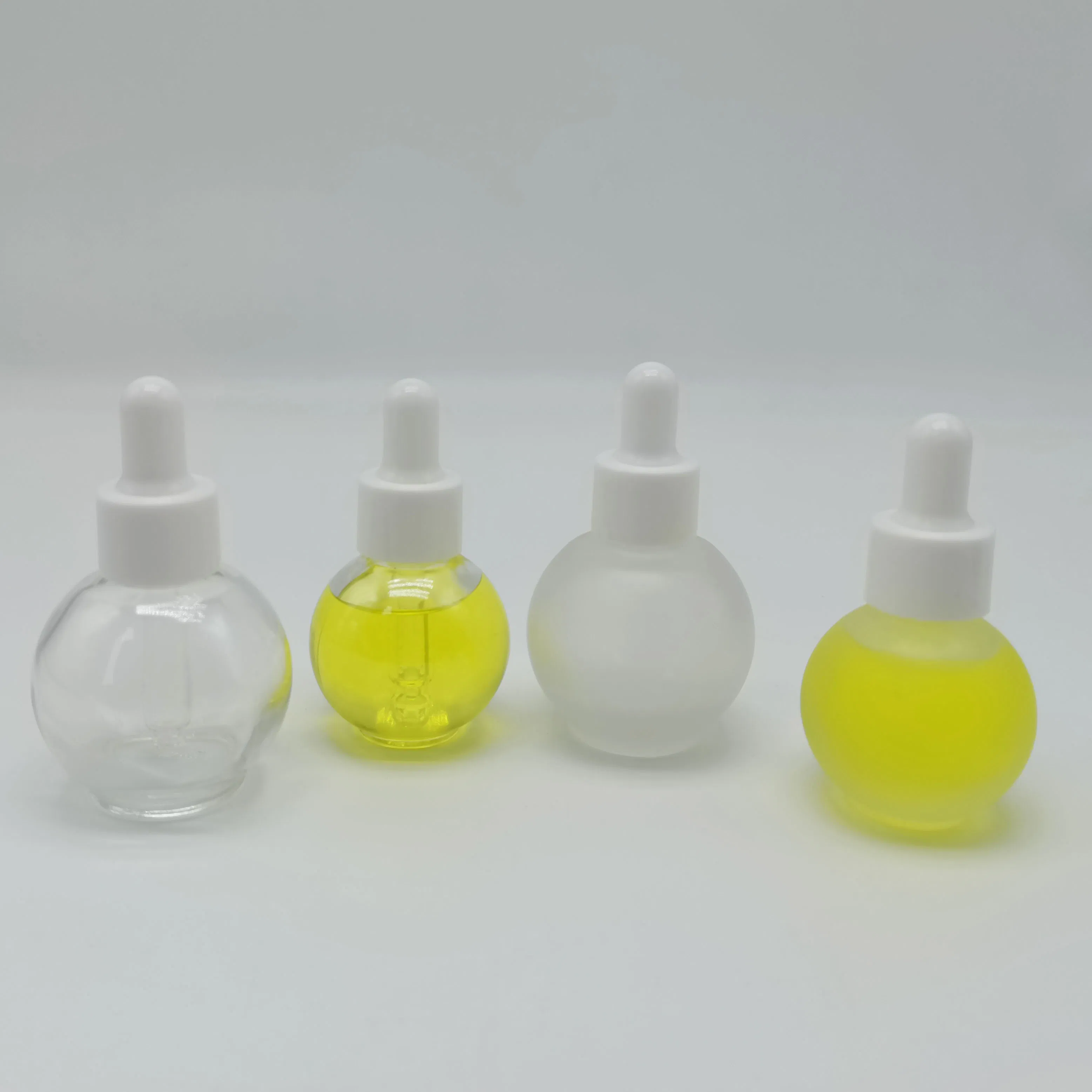 Factory Glass Cosmetic Bottle Customized Skin Carer 20ml 30ml Essential Oil Serum Dropper Bottle