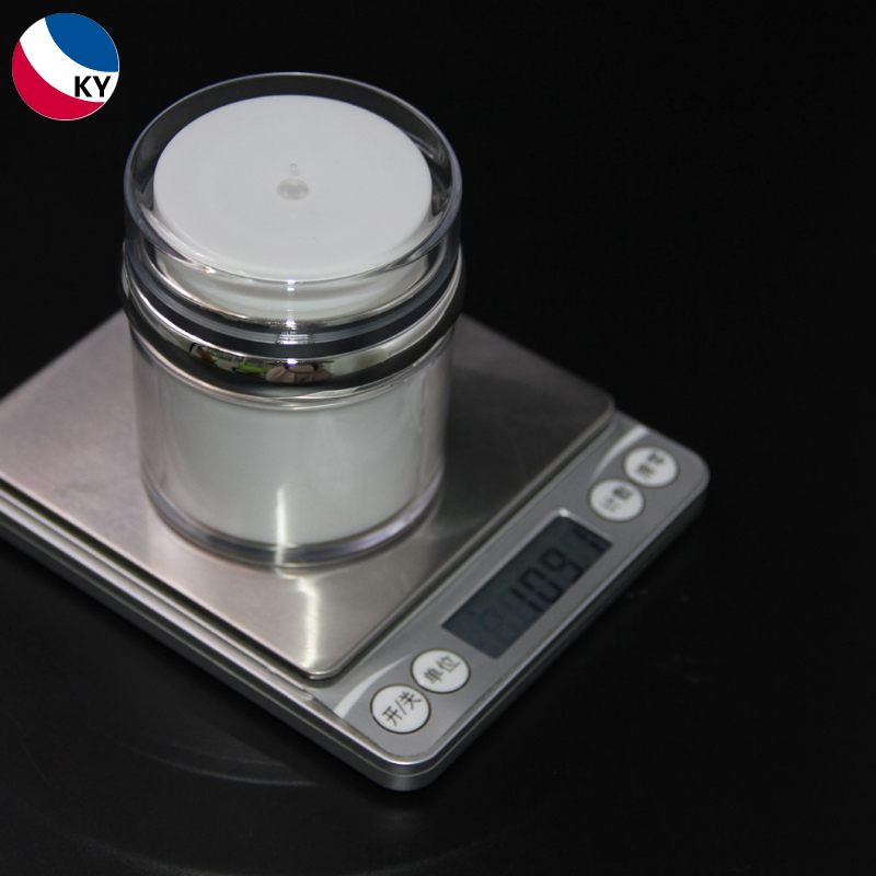 Luxury 1oz Airless Pump Acrylic Skincare Bottles Cream Jars