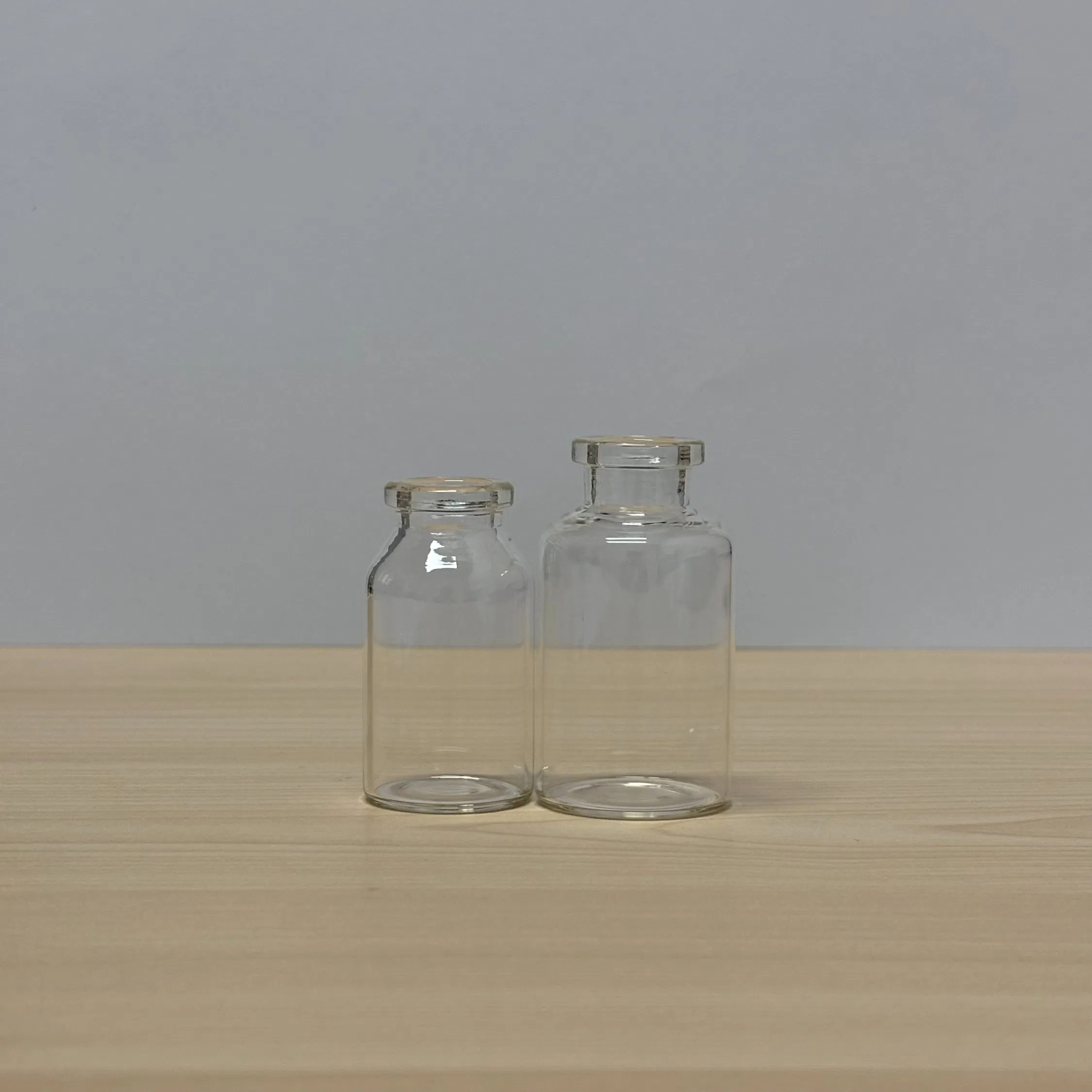 Amber Glass Vials with Crimp Cap for Cosmetics or Medicine