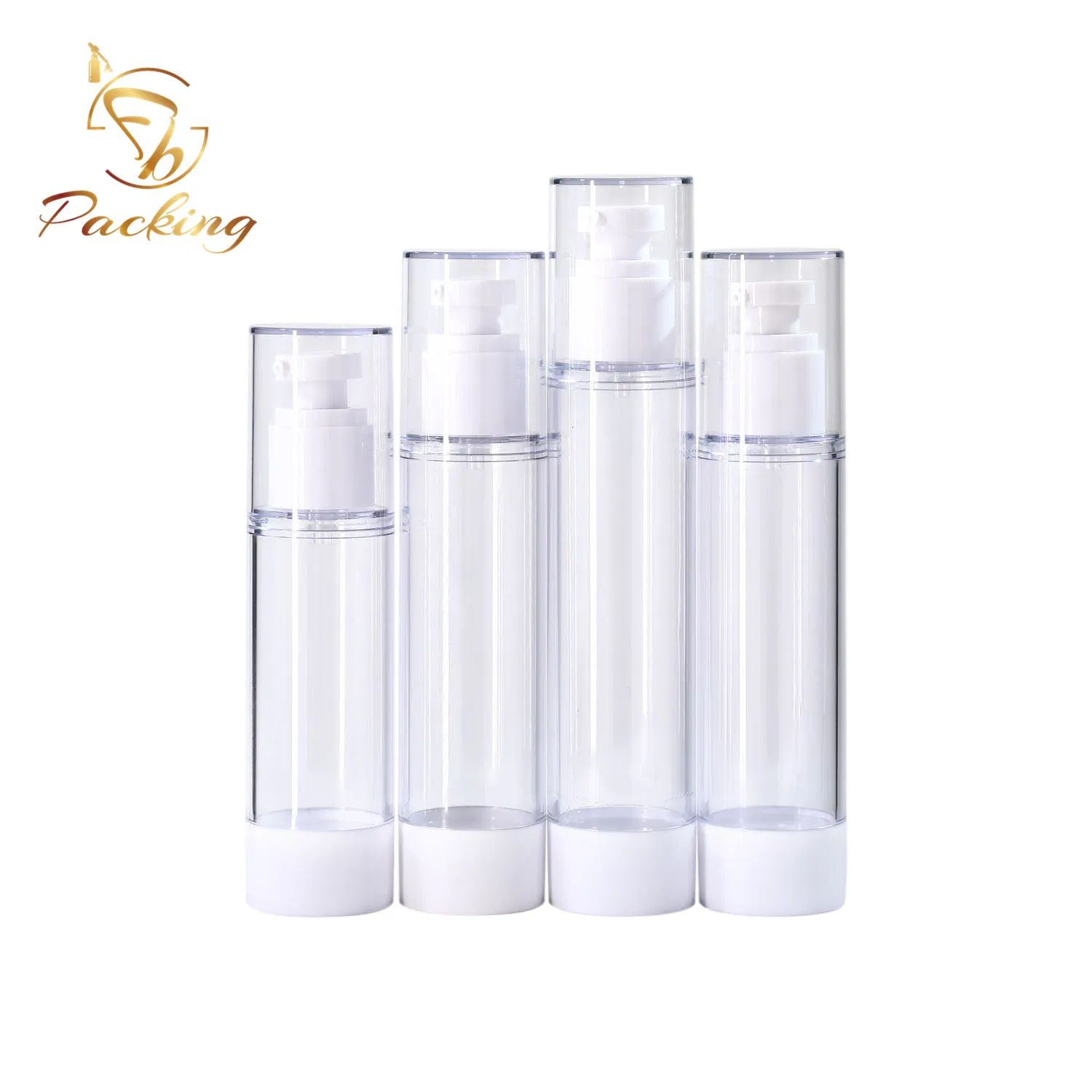 Cosmetic 30ml 50ml 100ml Transparent Airless Pump Lotion Bottle Pump Bottle