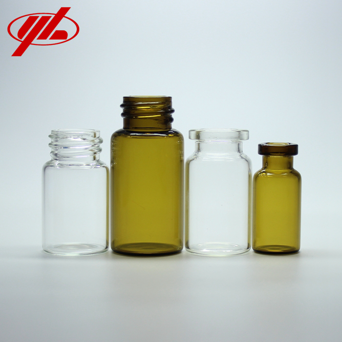 2ml 3ml 8ml 10ml 30ml 50ml 100ml Clear or Amber Tubular or Moulded Medical or Cosmetic Small Glass Bottle Vial