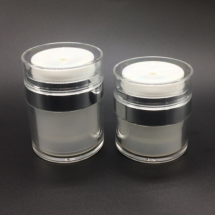 Cosmetic Air Pump Jars Bottles Airless Lotion Vacuum Cream Jars