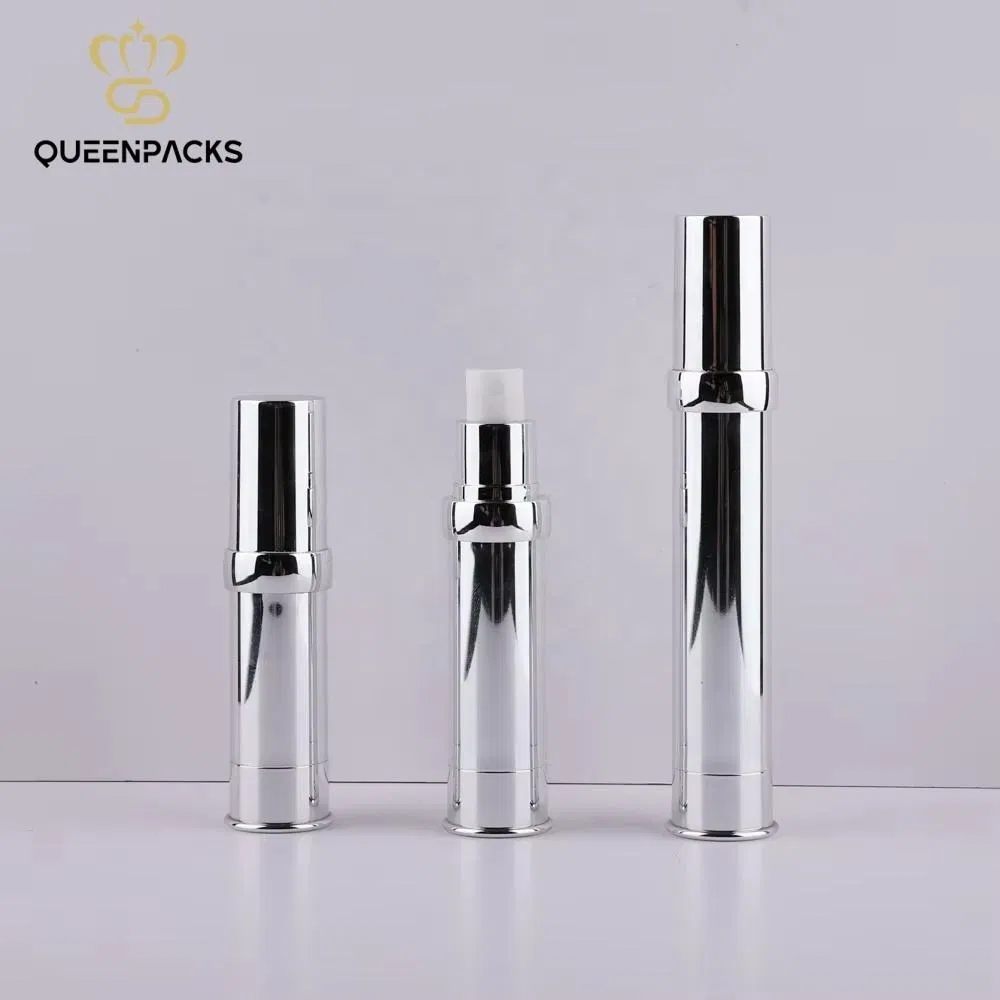 as Silver Finish Cosmetics Mist Spray Airless Bottle for Liquid Products
