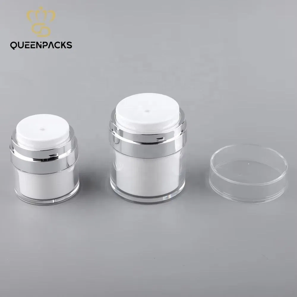 High Quality 30g Airless Pump Cosmetic Facial Care Cream Jar