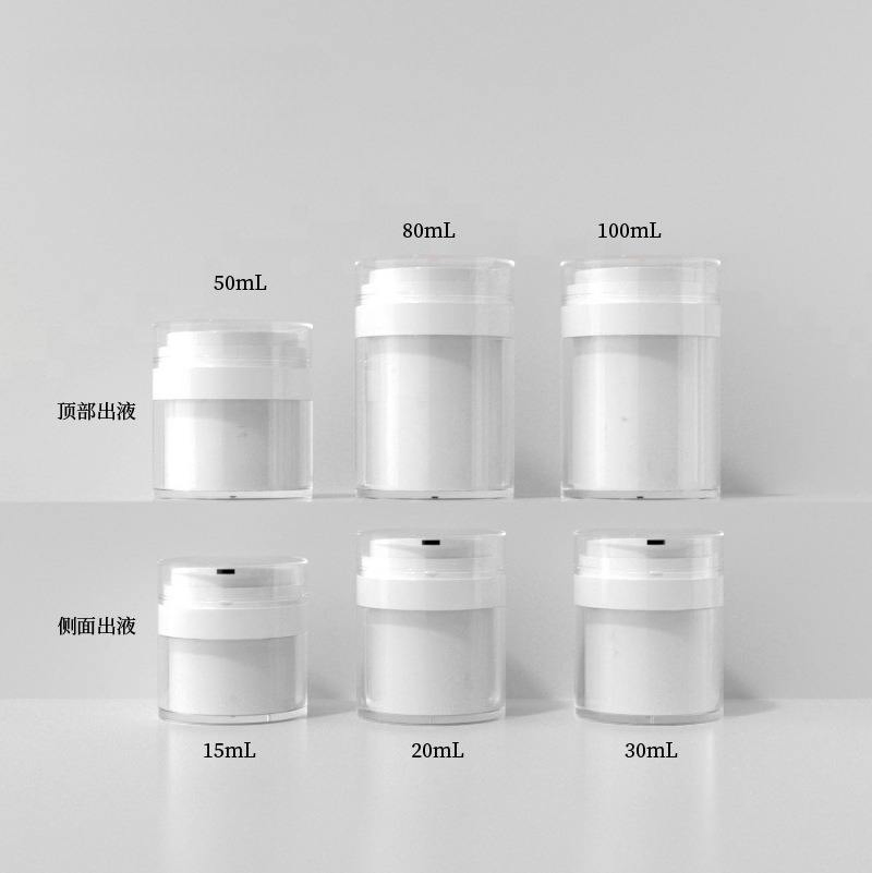 15ml 20ml 30ml 50ml 100ml Acrylic ABS Cosmetic Double Wall Cream Lotion Pump Airless Jar