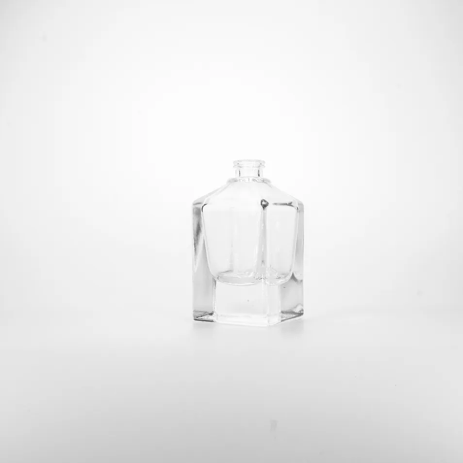 Clear Glass Perfume Container
