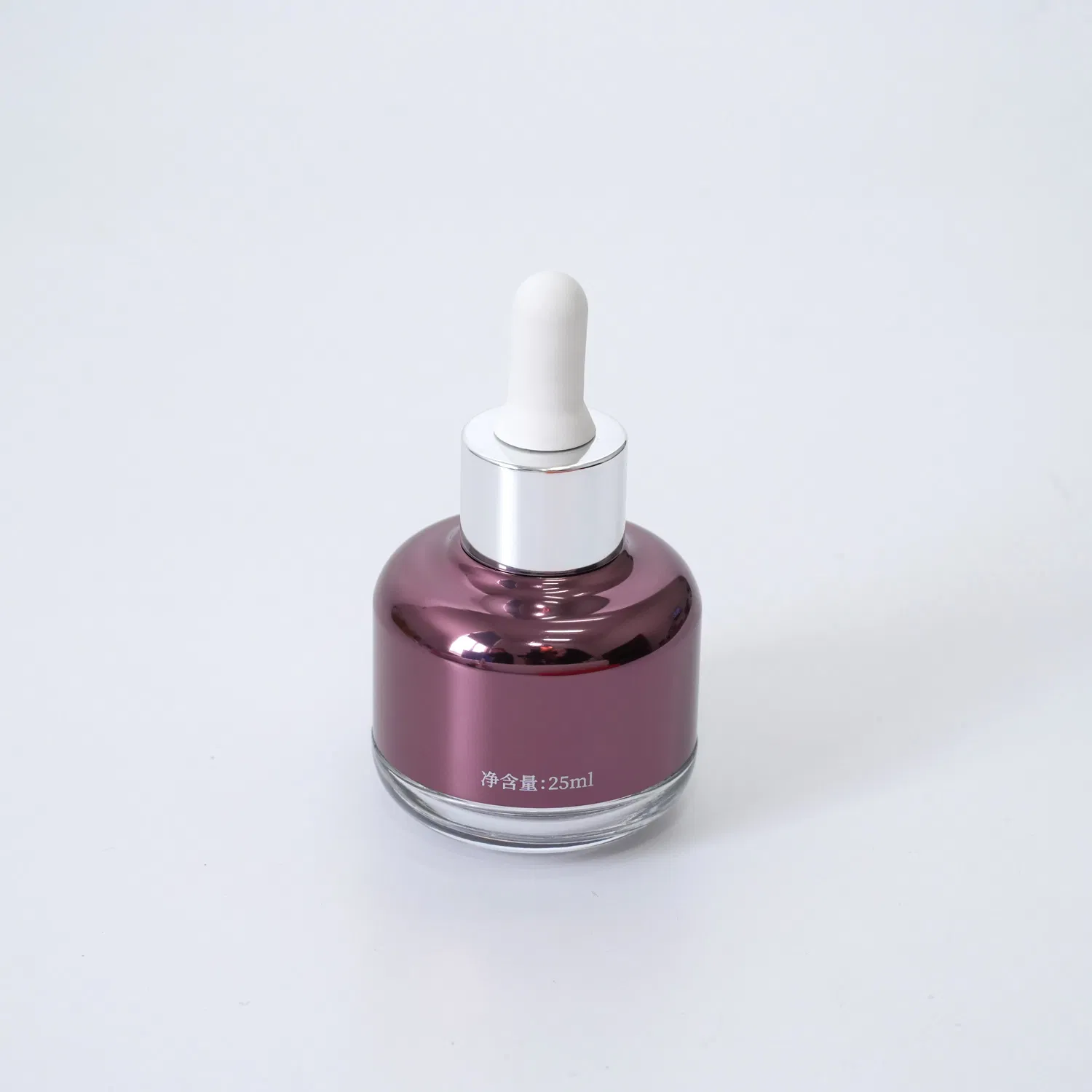 Hot Sales Cosmetics Dropper Bottle with Aluminum Collar for Essential Oils, Serum, Hair Oils