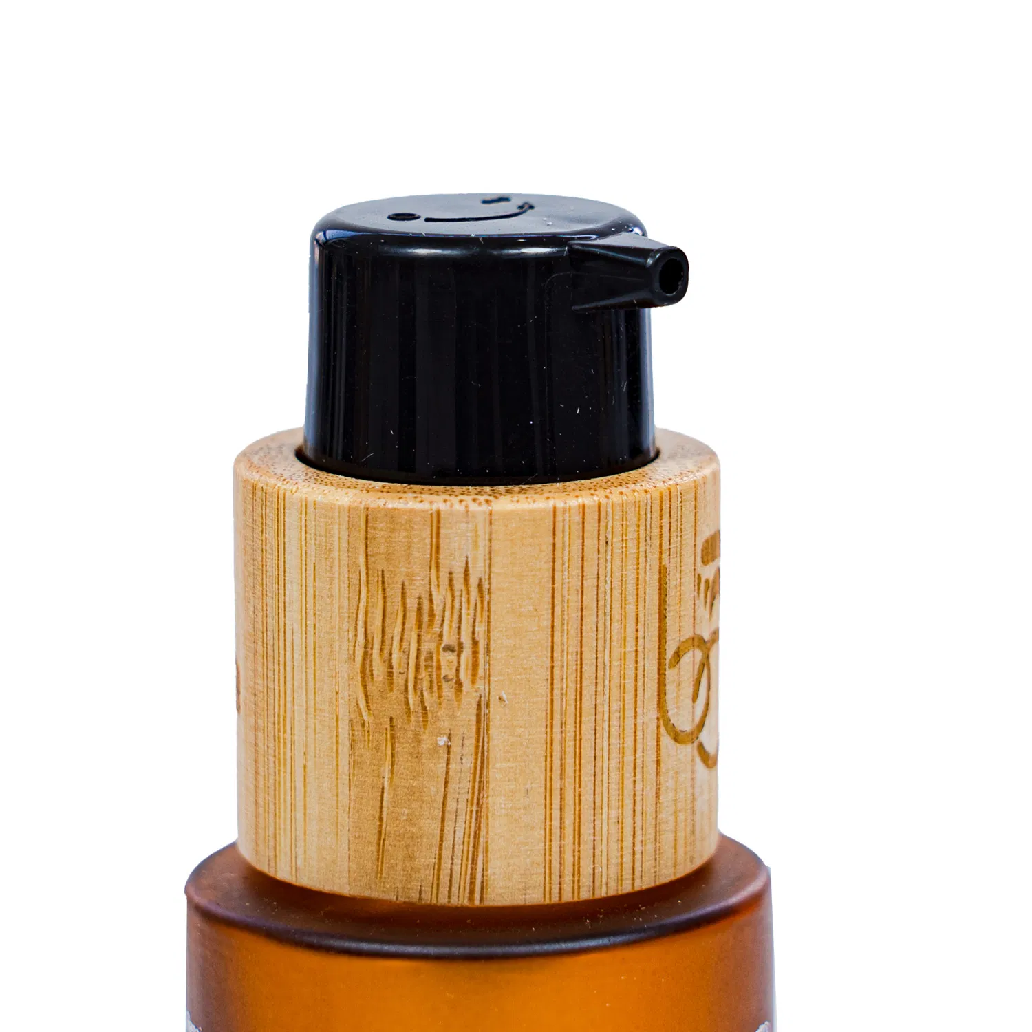 15ml 20ml 30ml 50ml 100ml 120ml Luxury Matte Frosted Amber Cosmetic Body Essential Hair Oil Pump Spray Packaging Bamboo Cap Empty Glass Dropper Serum Bottle