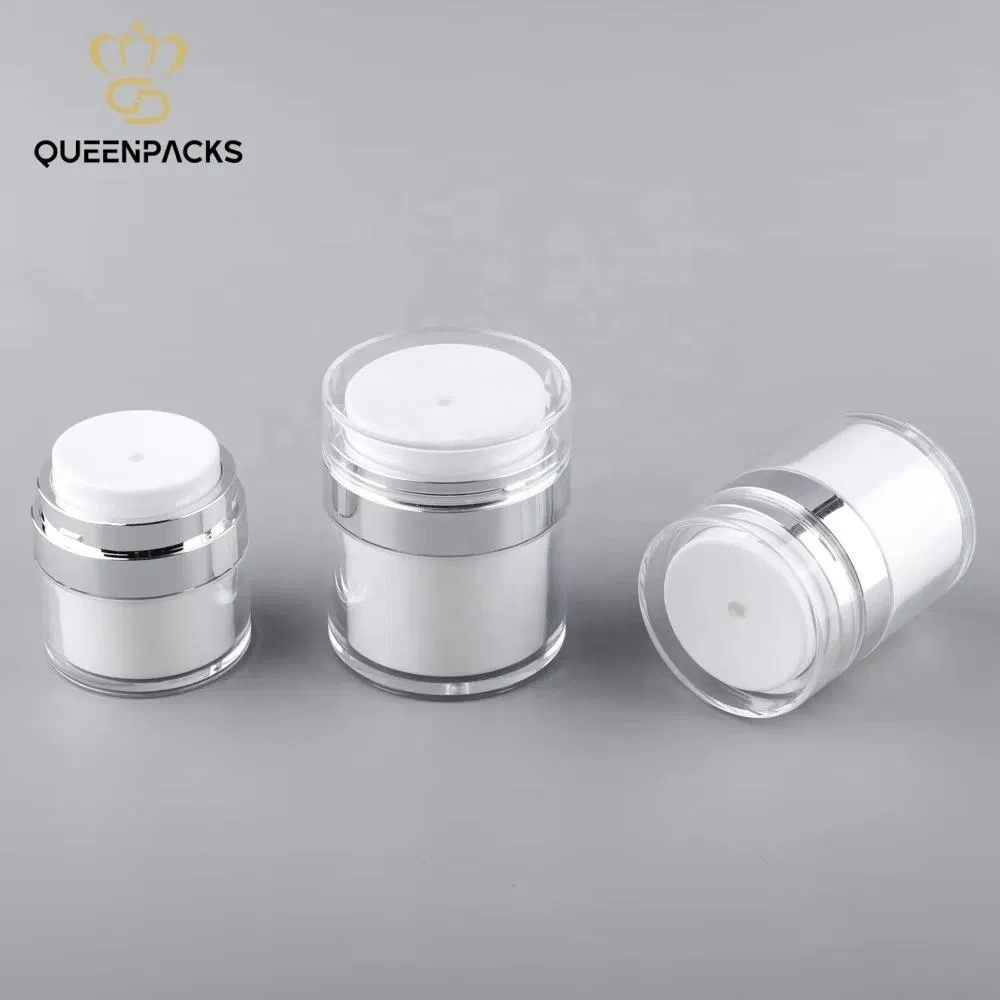 Luxury as Double Wall Airless Pump Cream Jar 30g 50g