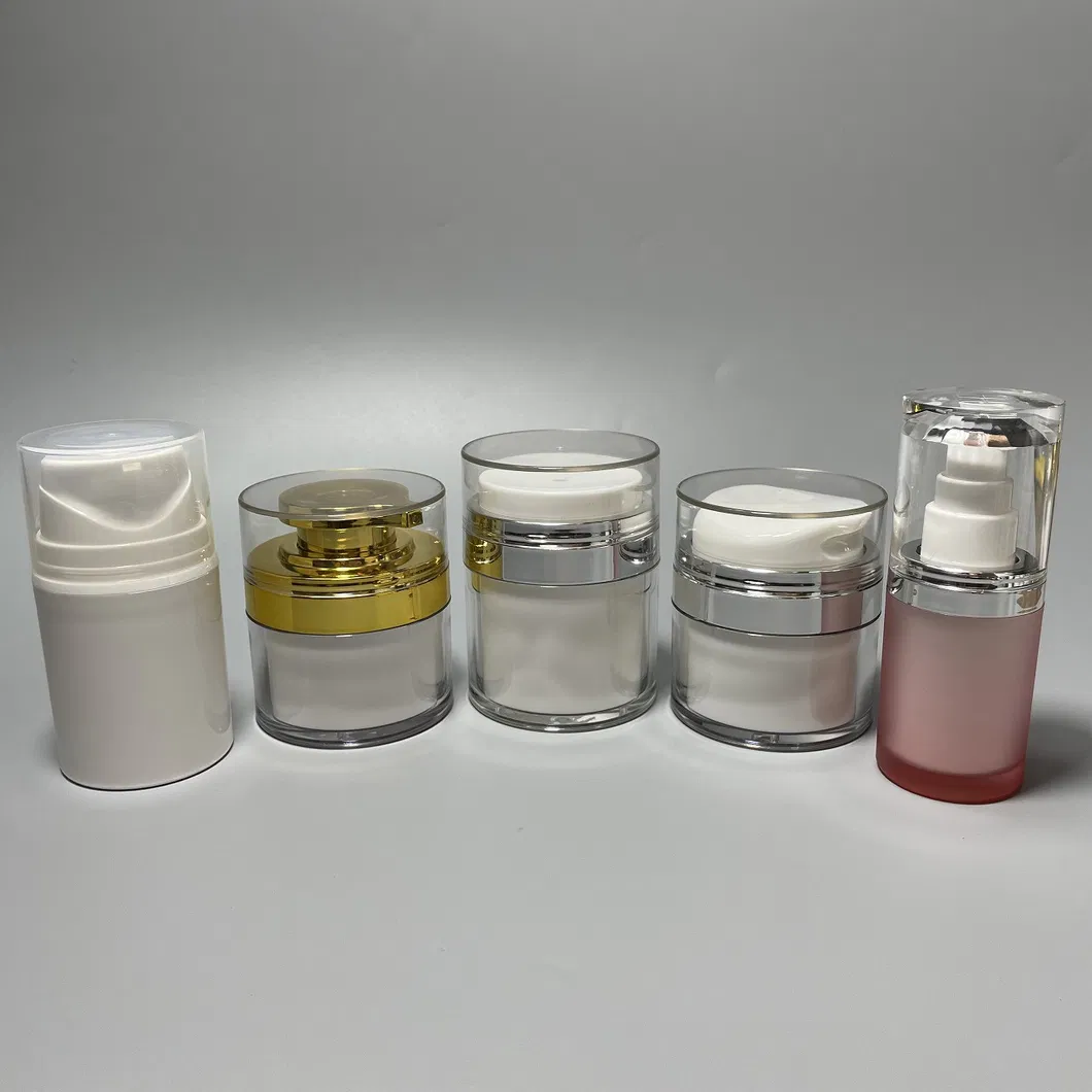 Cosmetic Cream Acrylic Airless Pump Jar
